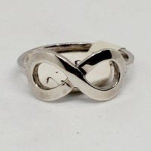 Real .925 Sterling Silver Infinity Ring